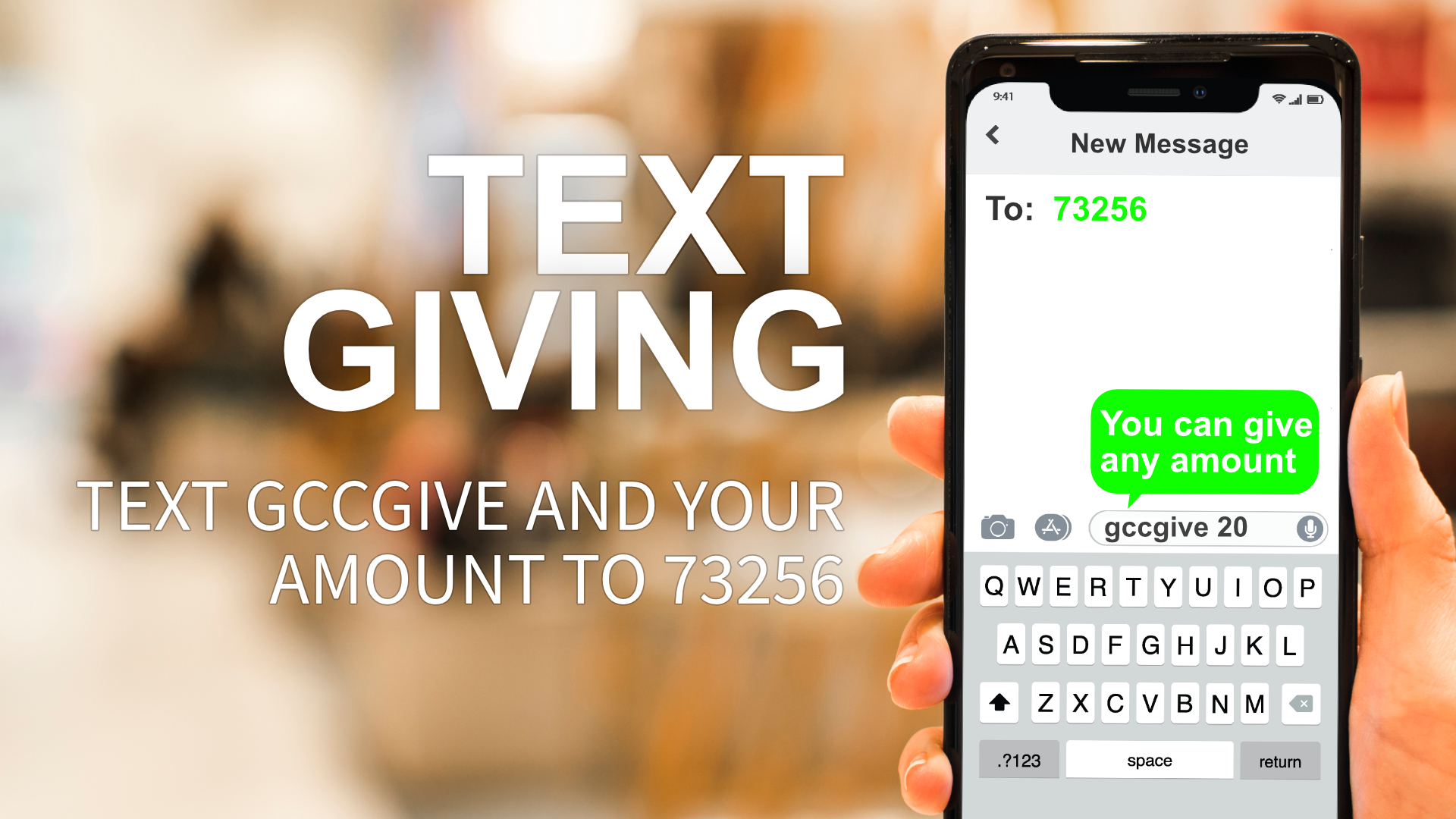 text giving